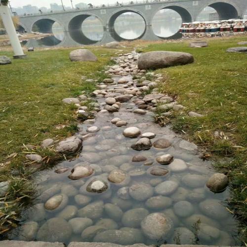 鹅卵石水冲石河滩石